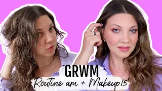 JE ME PRÉPARE AVEC VOUS  : ROUTINE SOIN , MAKEUP 15 MIN  & TUTO CHEVEUX! ⚡️TUTO RAPIDE