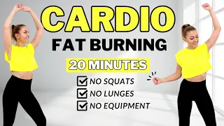 🔥20 MIN STANDING CARDIO FOR WEIGHT LOSS (No Equipment)🔥NO SQUATS🔥NO LUNGES🔥NO REPEATS🔥