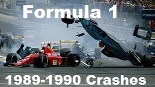 Formula 1 1989-1990 Crashes Compilation