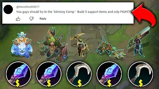 A YOUTUBE COMMENT ASKED US TO BUILD 5 SUPPORT ITEMS... SO WE TRIED IT!