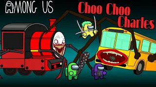 Among Us & Choo Choo Charles VS BusEnter  - 우리 가운데 애니메이션 _ Among Us Animation