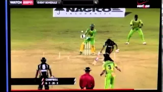 John Campbell 3 wickets vs Guyana