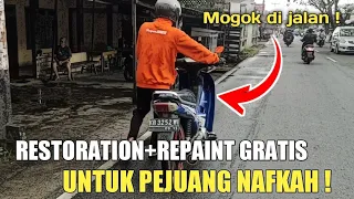 FREE RESTORATION ! Jialing Motorcycle 100cc - broke down on the road !