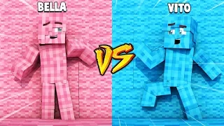 CHŁOPAK VS DZIEWCZYNA ZABAWA W CHOWANEGO W MINECRAFT (Hide and Seek) | Vito vs Bella