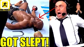 MMA WORLD Reacts to Champ Kamaru Usman getting KNOCKED OUT stiff by Leon Edwards at UFC 278,Results