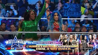 FULL MATCH - Sasha Banks vs Rhea Ripley Vs Shayna Baszler Vs Queen Zelina:Smackdown 25 March WWE2K20