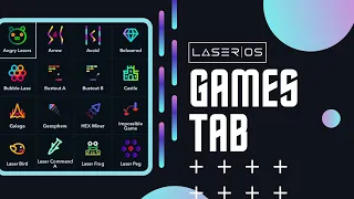 Games tab || LaserCube included