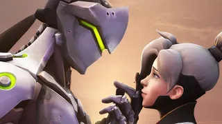 Genji being played by someone who sounds like Genji in Overwatch 2