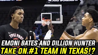 Emoni Bates🤯 and Dillion Hunter vs.The Best TEAM IN TEXAS DUCANVILLE!!??