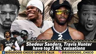 Game-Changers: Shedeur Sanders and Travis Hunter Secure Top Spots in the NIL Valuation Rankings!