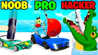 NOOB vs PRO vs HACKER | In Crash Master 3D | With Oggy And Jack | Rock Indian Gamer |