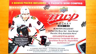 2021-22 Upper Deck MVP Hockey Blaster Box Break and Review