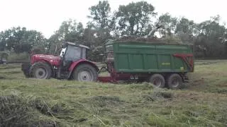 massey ferguson 5470 + claas jaguar 870