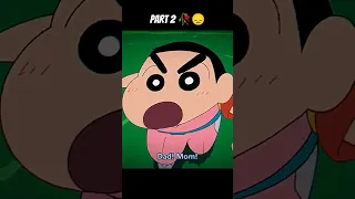 #shinchan cry🥀 for his family😞 || part 2 💔 || me roya song || #shorts