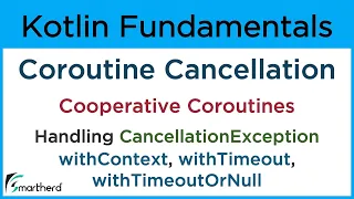 Kotlin Coroutine Cancellation: Cooperative cancellation, Handle Exceptions, and Timeouts