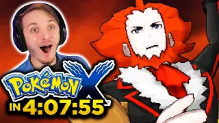 OVER 10 MINUTES SAVED! • Pokémon X Any% Speedrun in 4:07:55