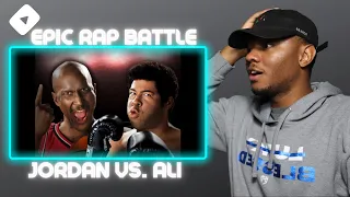 Michael Jordan vs Muhammad Ali. Epic Rap Battles of History | REACTION! | Close Battle!