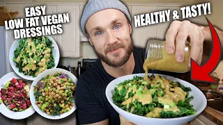 3 LOW FAT VEGAN SAUCES THAT WILL BLOW YOUR MIND💥 (Oil/Gluten Free)