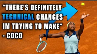 Coco Gauff 41 Double Faults In 4 Matches… Let's Talk About It!