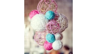 Шар из ниток decorative ball of yarn dekorative Wollknäuel