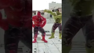 Red Hulk and Green Hulk dancing 🤣🔥 #hulk #funny #comedy #marvel