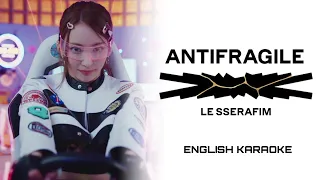 LE SSERAFIM - ANTIFRAGILE - ENGLISH KARAOKE