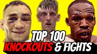 100 Most Brutal Knockouts You'll Ever See | MMA, Bare Knuckle & Kickboxing