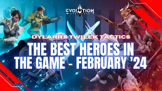 THE BEST HEROES IN ETERNAL EVOLUTION | February '24 Tier List | SSS and Elites