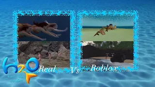 H2O: just add water “Real Vs Roblox Inteo of h2o” 💦 #viral #roblox #foryoupage