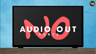 How to Connect Speakers to TV with No Audio Out
