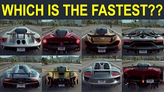 NFS Heat: Hypercar Acceleration Battle! Regera, FXX-K Evo, P1, P1 GTR, LaFerrari, Aventador & More!