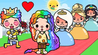 Rich and Poor Princess | Toca Life Story | Toca Boca