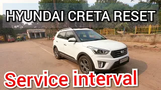 HYUNDAI CRETA OIL SERVICE RESET WITHOUT SCAN TOOL?