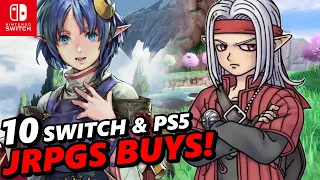 10 MUST BUY Upcoming BIG JRPGS & a Surprise...