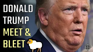 🐑 Meet & Bleat: King of Lies Donald Trump lies & cries in the hallway after meeting with Teamsters 😢