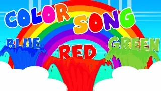 цвет песня | русские названия цветов | русский для детей | Colors Song For Kids | Kids Rhymes Russia