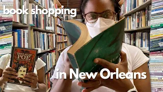 book shopping in French Quarter, New Orleans