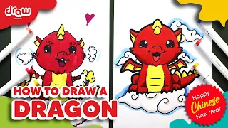 How to Draw a Cute Dragon for Chinese New Year