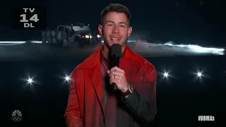 Nick Jonas Introduces Karol G Performance - BBMAs 2021