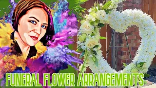 HOW TO MAKE FLOWER ARRANGEMENTS/FUNERAL FLOWER ARRANGEMENTS