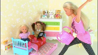 Бери Рюкзак и Уходи! Мама Запрещает Дружить с Эви  Мультики для детей Барби Куклы IkuklaTV