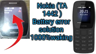Nokia keypad model TA 1442 Battery error repair solution 1000 %waking