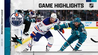 Oilers @ Sharks 1/13 | NHL Highlights 2023