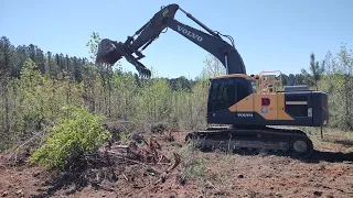 Spreading Stone And Widening The Lot Clearing