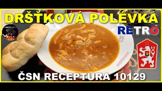 Tripe soup RETRO - ČSN recipe 10129