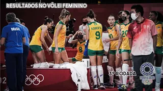 ZEBRA + VITÓRIA DO BRASIL!  TÓQUIO 2020  - VÔLEI FEMININO | RESULTADOS E DESTAQUES | 3º RODADA