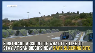 Some unhoused people confused over city's new safe sleeping site