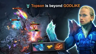 Why Topson is also the most AGGRESSIVE LESHRAC MID! 🐐