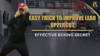 Boxing| Easy Trick to Improve Lead Uppercut (Effective Boxing Secret)