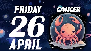 😭YOU WILL CRY WITH THIS❗️😱 CANCER ♋❤ HOROSCOPE FOR TODAY APRIL 26, 2024